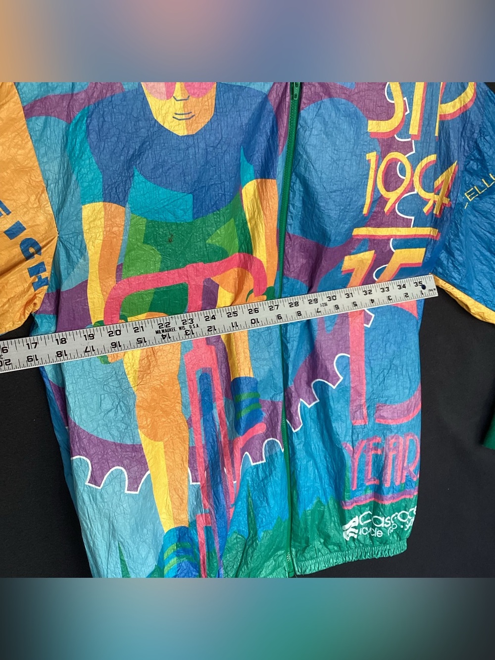 Vintage 1994 STP Seattle to Portland bicycling race by tyvek promo paper zip - Picture 8 of 10